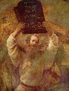 Rembrandt Peale Moses mit den Gesetzestafeln oil painting